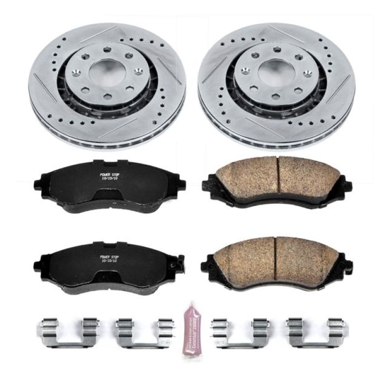 PSB Z23 Evolution Kit - Power Stop 04-11 Chevrolet Aveo Front Z23 Evolution Sport Brake Kit