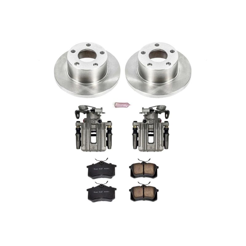 PSB Autospecialty Kit w/Cals - Power Stop 98-01 Audi A6 Quattro Rear Autospecialty Brake Kit w/Calipers