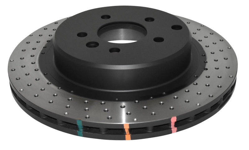 DBA 4000 Series Drilled Rotors - DBA 15-20 Ford Mustang GT (w/352mm Frt Rotor w/o Perf Pkg) Front 4000 Series Cross Drilled Rotor