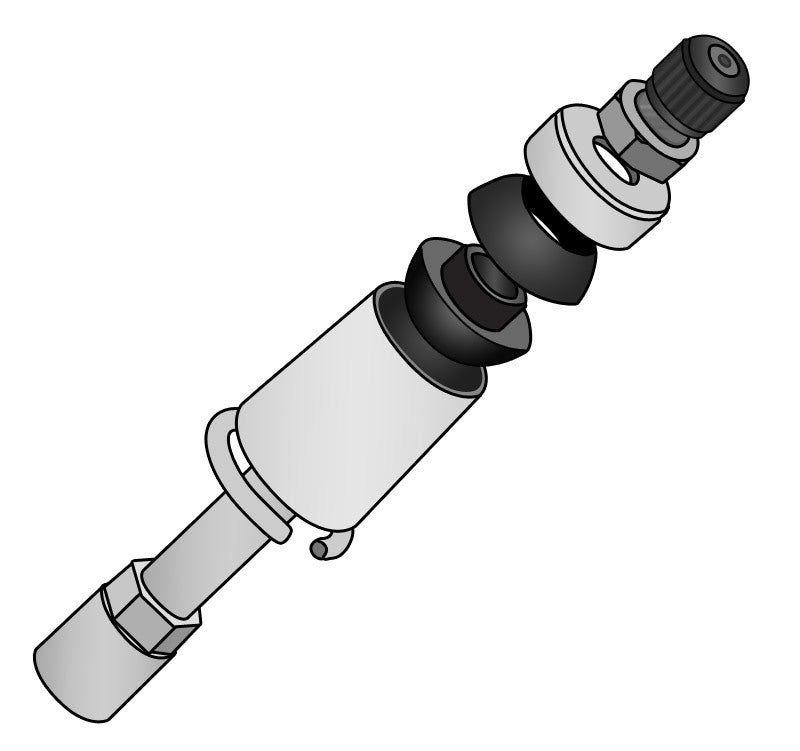 RID Stud Mounts - Ridetech 3.75in Tall Stud Mount for ShockWaves CoilOvers