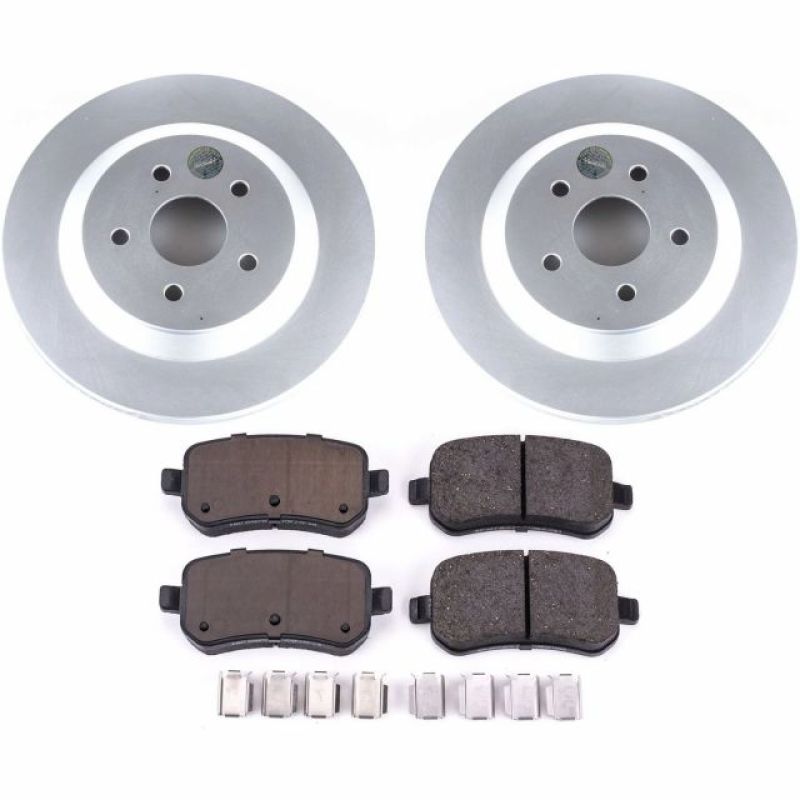 PSB Z17 Evolution Coated Kit - Power Stop 04-07 Ford Freestar Rear Z17 Evolution Geomet Coated Brake Kit