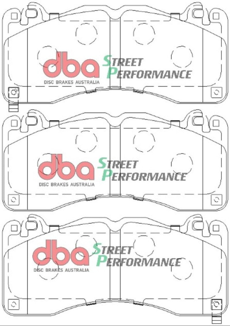 DBA SP500 Brake Pads - DBA 15-18 Ford Mustang GT w/ Performance Package SP500 Front Brake Pads