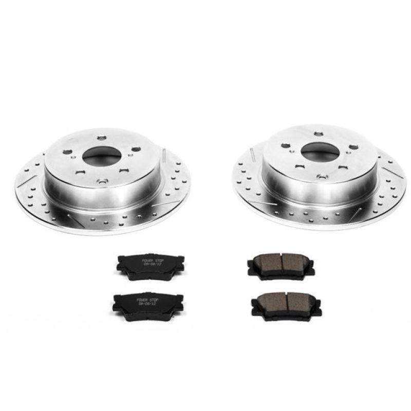 PSB Z23 Evolution Kit - Power Stop 09-10 Pontiac Vibe Rear Z23 Evolution Sport Brake Kit