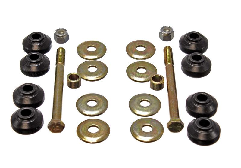 ES End Links - Black - Energy Suspension 03-05 Dodge SRT4 Black Front Sway Bar End Link Set