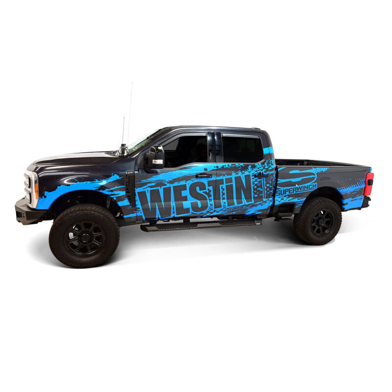 WES Running Boards - AT6 - Westin 15-25 Ford F-150 SuperCrew / 17-25 F-250/350 CC AT6 Running Boards - Black
