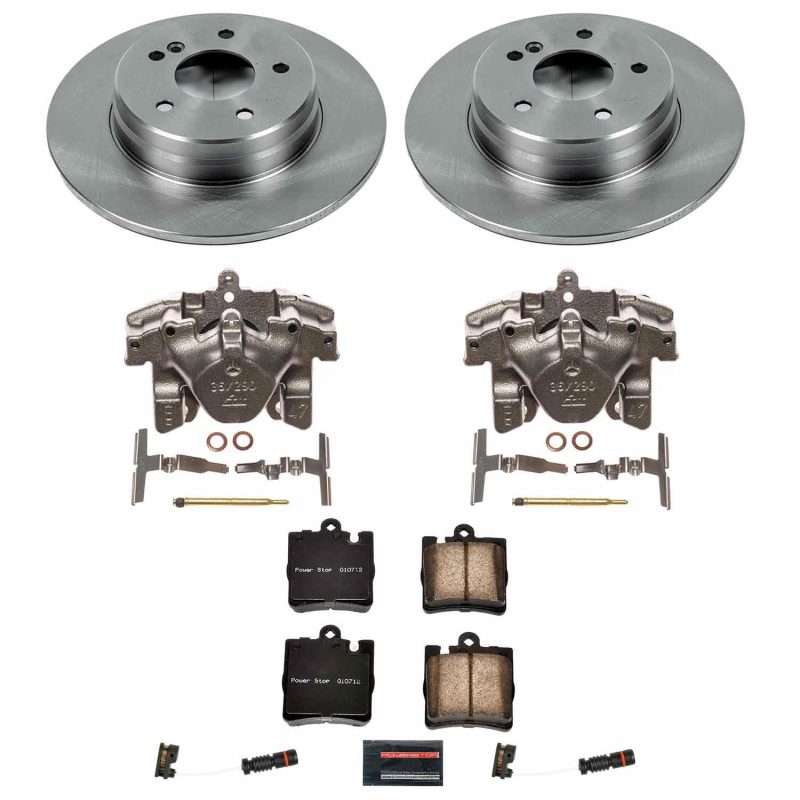 PSB Autospecialty Kit w/Cals - Power Stop 01-02 Mercedes-Benz E430 Rear Autospecialty Brake Kit w/Calipers