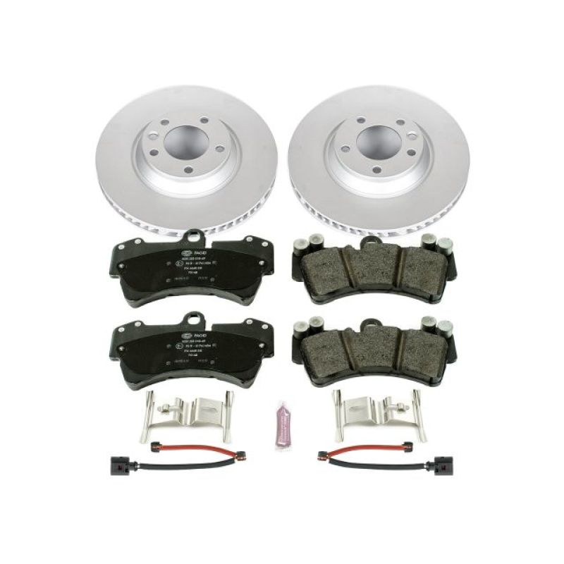 PSB Euro-Stop Kit - Power Stop 07-15 Audi Q7 Front Euro-Stop Brake Kit