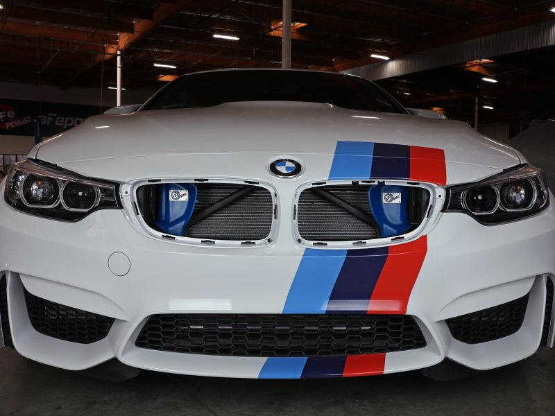 AFE Air Scoops - aFe Magnum FORCE Dynamic Air Scoop 15-18 BMW M3/15-20 M4 - Blue
