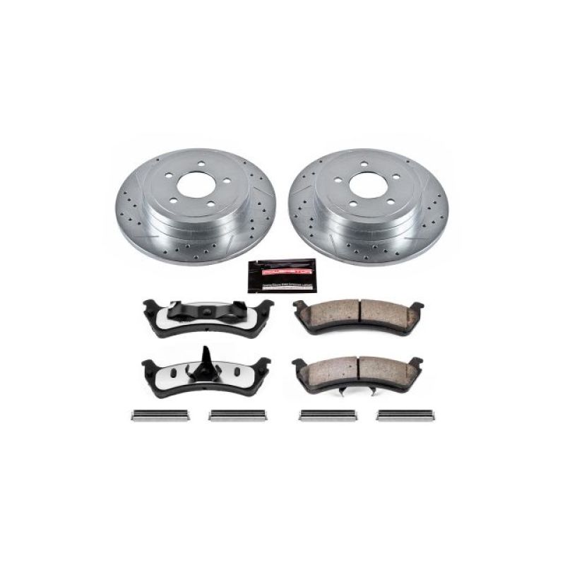 PSB Z36 Truck & Tow Kit - Power Stop 2003 Ford Explorer Sport Rear Z36 Truck & Tow Brake Kit