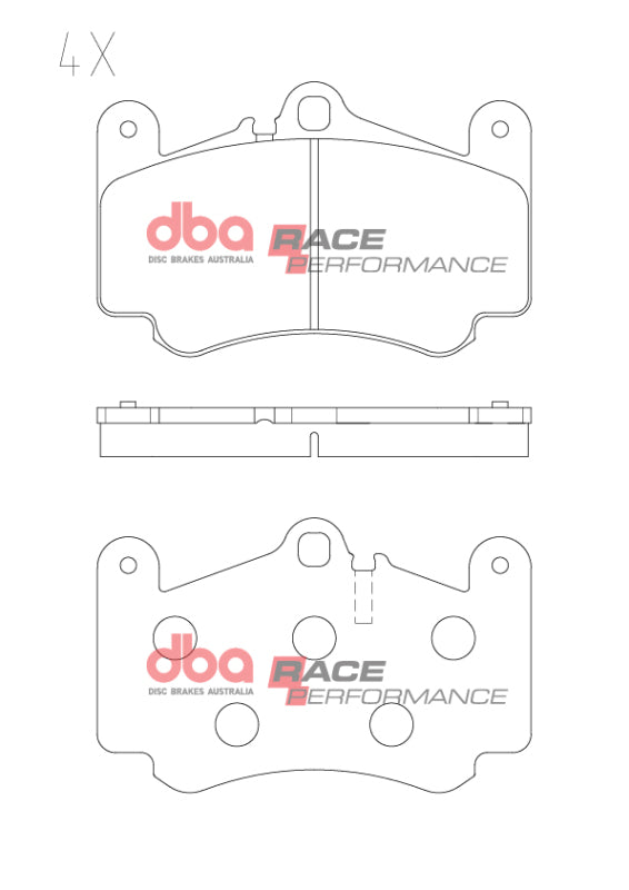 DBA RP Performance Brake Pads - DBA 97-13 Porsche 911 996/99 RP Performance Front Brake Pads