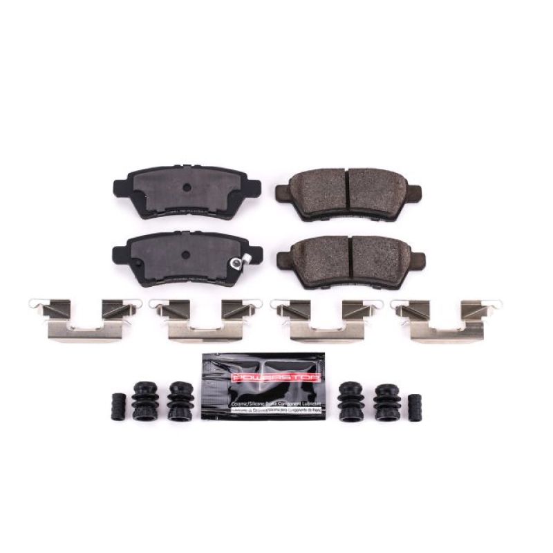 PSB Z23 Evolution Brake Pads - Power Stop 05-12 Nissan Pathfinder Rear Z23 Evolution Sport Brake Pads w/Hardware