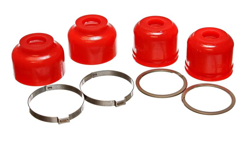 ES Dust Boots - Red - Energy Suspension 94-06 Hummer H1 Red Front or Rear Ball Joint Boot Set