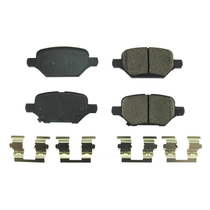PSB Z17 Evolution Brake Pads - Power Stop 18-20 Buick Encore Rear Z17 Evolution Ceramic Brake Pads w/Hardware