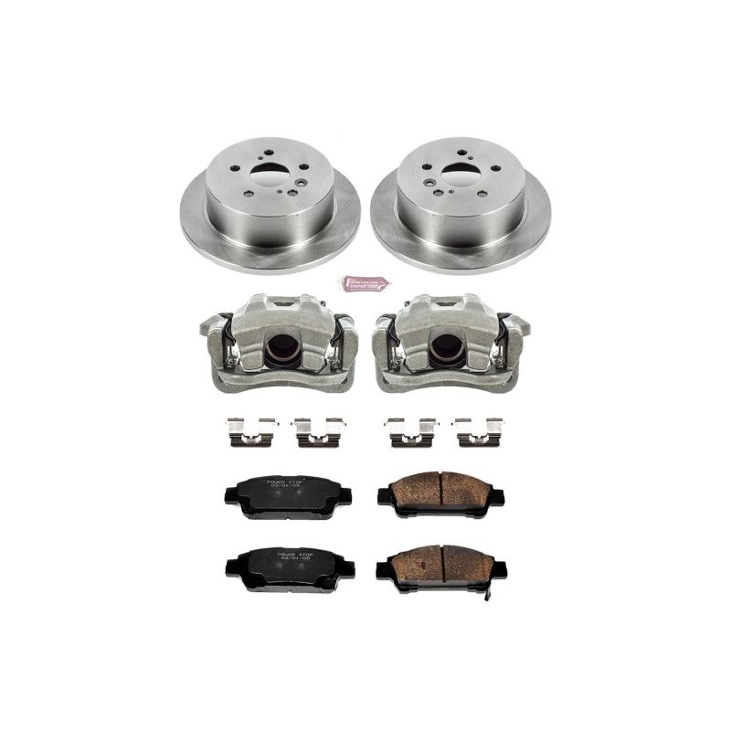 PSB Autospecialty Kit w/Cals - Power Stop 04-10 Toyota Sienna Rear Autospecialty Brake Kit w/Calipers