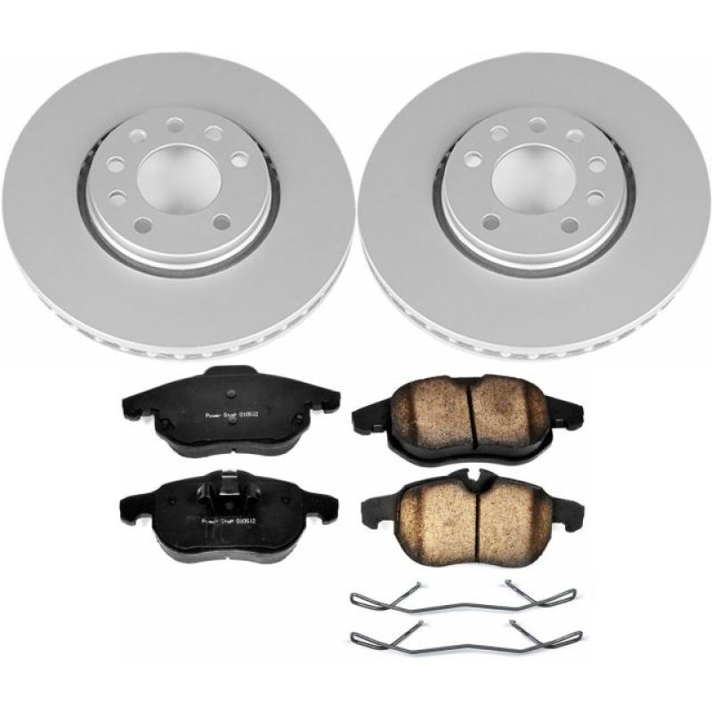 PSB Z23 Evolution Coated Kit - Power Stop 03-11 Saab 9-3 Front Z23 Evolution Sport Coated Brake Kit