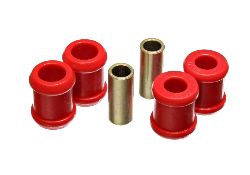 ES Shock Bushings - Red - Energy Suspension 88-98 GM Silverado 1/2 Ton C-10/C1500 P/U 2WD Red Rear Shock Bushing Set