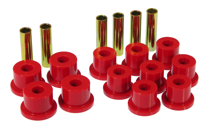 PRO Spring/Shackle Bush- Red - Prothane 73-87 GM Rear Spring & Shackle Bushings (w/ 1.5in Bushings) - Red
