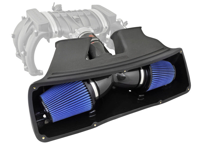 AFE Black Series Stage-2 Carbon Fiber Cold Air Intakes - aFe Black Series Cold Air Intake 12-15 Porsche Carrera/Carrera S 3.4L/3.8L