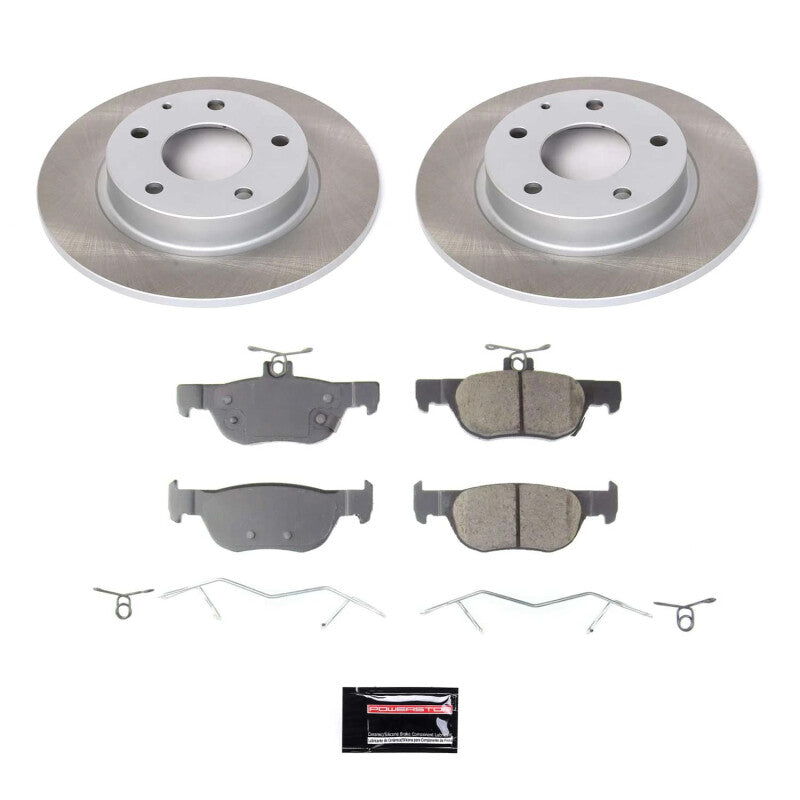PSB Semi-Coated Rotor Kits - Power Stop 20-22 Mazda CX-30 Rear Semi-Coated Rotor Kit