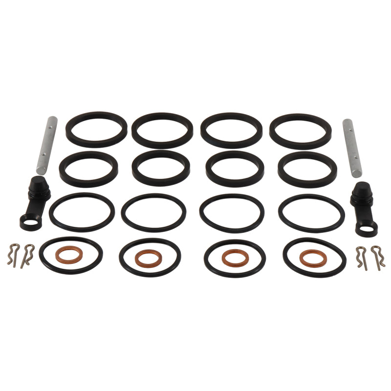 ABR Caliper Rebuild Kits - All Balls Racing 15-16 Yamaha TMAX XP500 Caliper Rebuild Kit Front