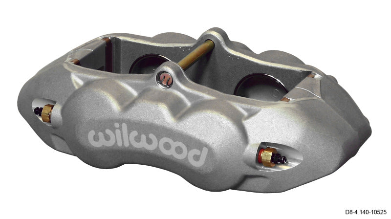WIL D8 Caliper - Wilwood Caliper-D8-4 Front Clear 1.88in Pistons 1.25 Disc