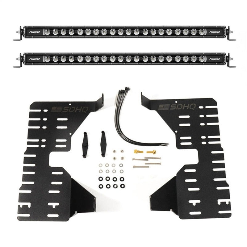 RIG Grill Kit - SR Series - Rigid Industries 22-26 Toyota Tundra/Sequoia SR Radiance Grill BAR