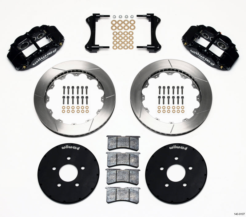 WIL Superlite Brake Kit - Wilwood Narrow Superlite 6R Front Hat Kit 12.88in 1994-2004 Mustang