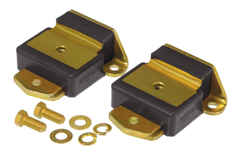 PRO Engine Mounts - Blk - Prothane 63-72 GM Truck Motor Mounts - Black