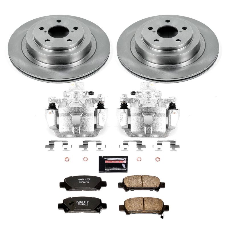 PSB Autospecialty Kit w/Cals - Power Stop 05-09 Subaru Legacy Rear Autospecialty Brake Kit w/Calipers