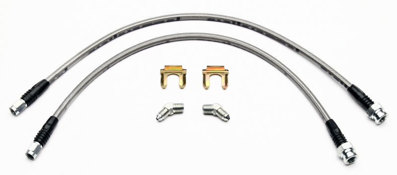 WIL Flexline Brake Hose - Wilwood Flexline Kit 97-04 Corvette w/ SL4 Rear Caliper