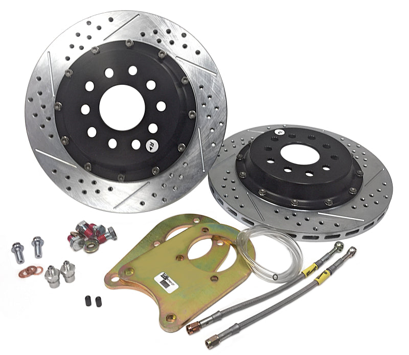 BAE Eradispeed Rotors - Baer Brakes 93-97 Chevrolet Camaro Eradispeed+1 Rear SDZ 2-Piece Performance Rotors