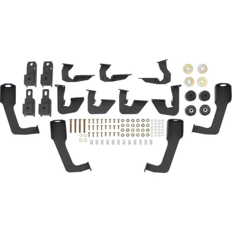WES Nerf Bars - HDX Drop - Westin/HDX 07-19 Chevrolet Silverado 2500 8ft Drop Wheel to Wheel Nerf Step Bars - Textured Black
