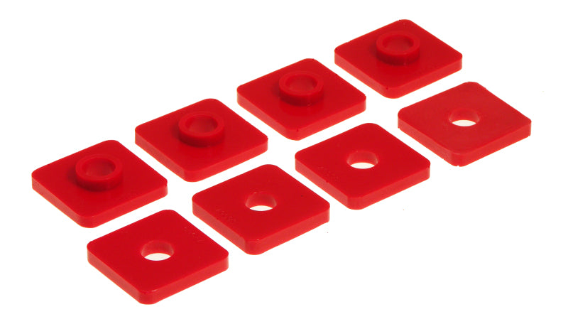 PRO Control Arm Bushings - Red - Prothane 63-74.5 MG MGB Front Crossmember Mounts - Red