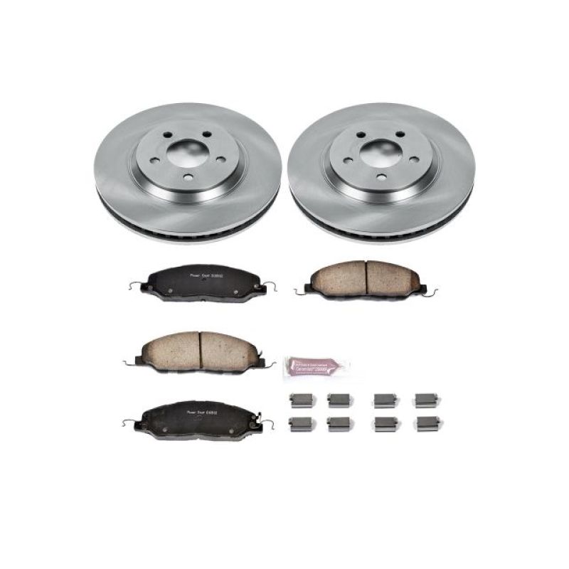 PSB Autospecialty Kit - Power Stop 11-14 Ford Mustang Front Autospecialty Brake Kit