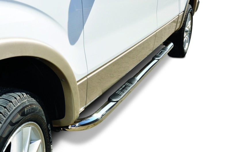 GOR Steps - 4000 - Chrome - Go Rhino 21-27 Frod Bronco 4000 Series SideSteps - Cab Length - Chrome