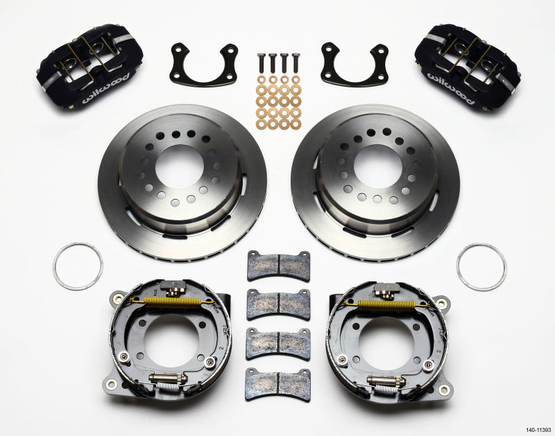 WIL Dynapro Brake Kit - Wilwood Dynapro Low-Profile 11.00in P-Brake Kit Small Ford 2.66in Offset