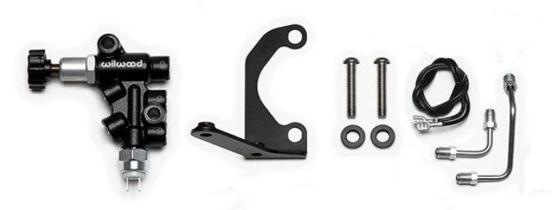 WIL Proportioning Valve - Wilwood Proportioning Valve - Knob Adjust 3/8-24 IF w/Mounting Bracket