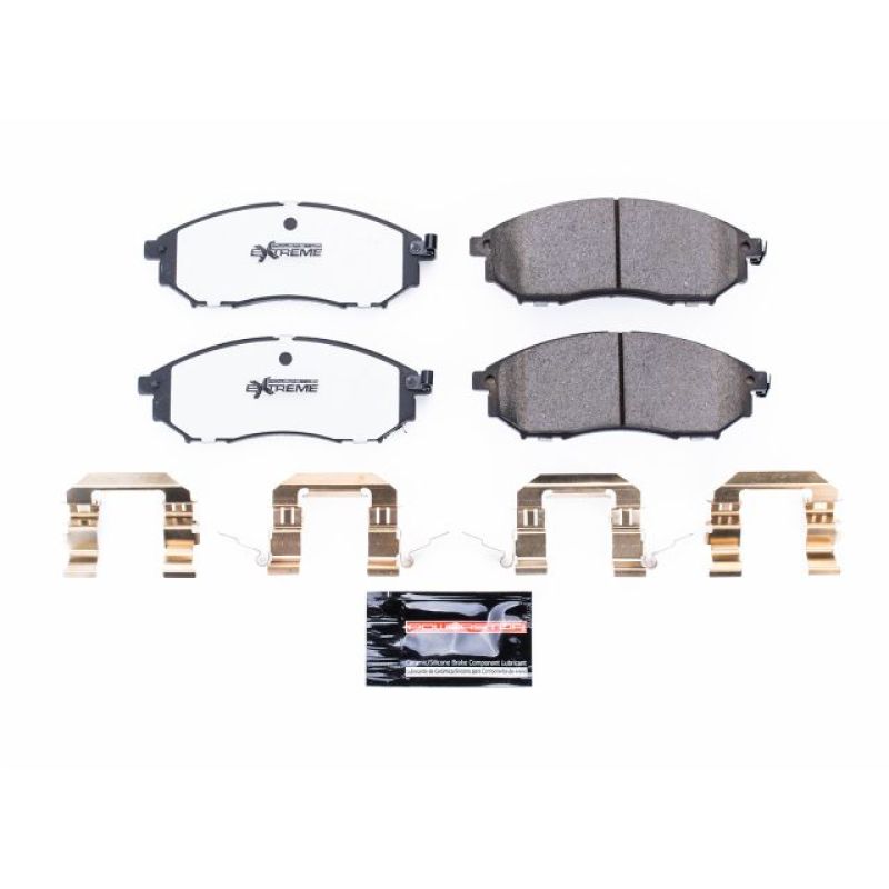 PSB Z26 Extreme Brake Pads - Power Stop 08-12 Infiniti EX35 Front Z26 Extreme Street Brake Pads w/Hardware