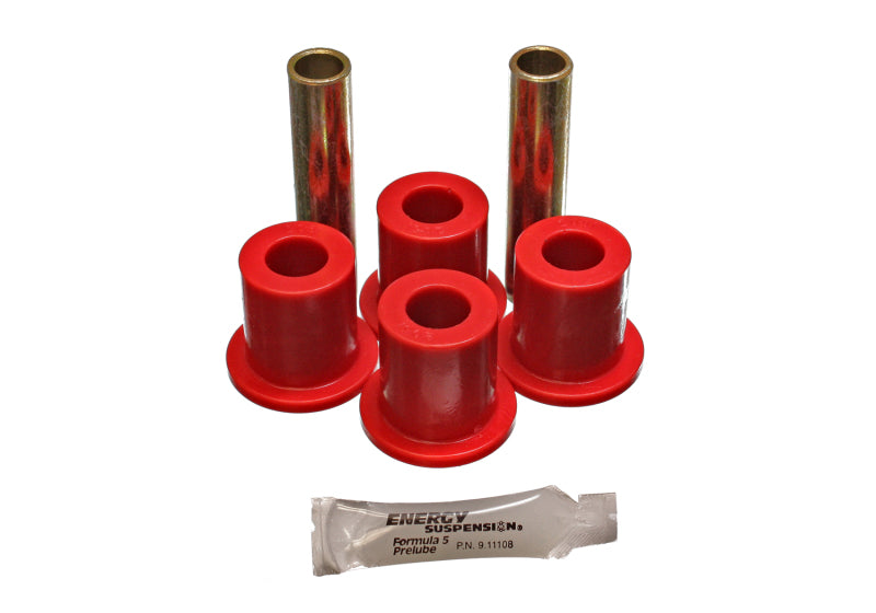 ES Spring/Shackle Bush - Red - Energy Suspension Rear Spring Frame Shackle Kit - Red