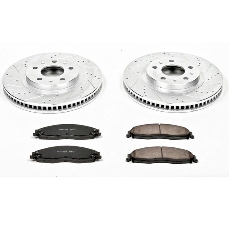 PSB Z23 Evolution Kit - Power Stop 03-07 Cadillac CTS Front Z23 Evolution Sport Brake Kit
