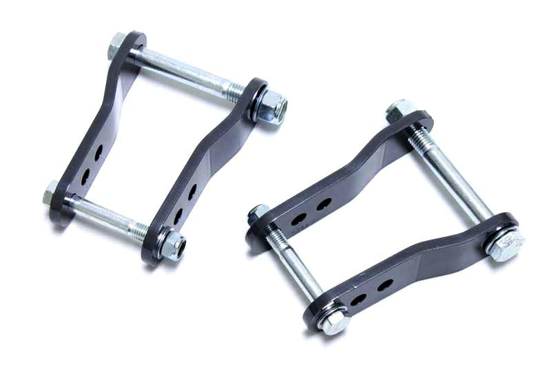 MXT Lift Shackles - MaxTrac 95.5-04 Toyota Tacoma 2WD/4WD 6 Lug 2in Rear Lift Shackles