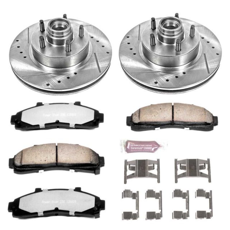 PSB Z36 Truck & Tow Kit - Power Stop 95-01 Ford Explorer Front Z36 Truck & Tow Brake Kit
