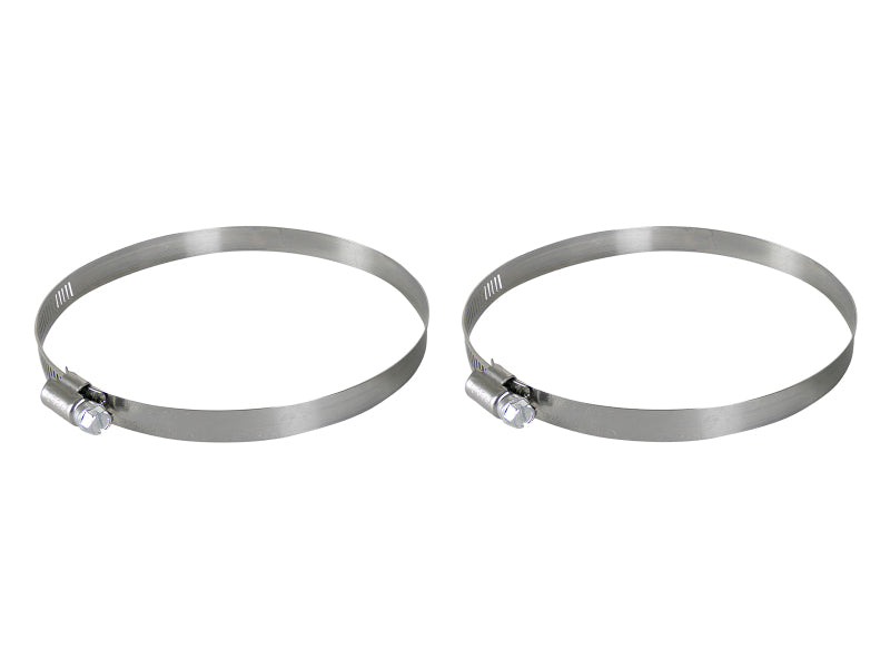 AFE Intake Replacement Parts - aFe Magnum FORCE Replacement Clamp Kit SAE 080 (4-9/16 IN ID to 5-1/2 IN ID Range) Pair