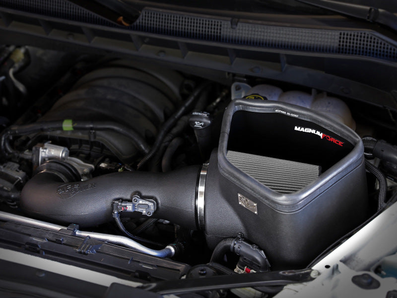 AFE Magnum FORCE Stage-2 Cold Air Intakes - aFe MagnumFORCE Intake Stage-2 Pro Dry S 2019 GM Silverado/Sierra 1500 V8 6.2L
