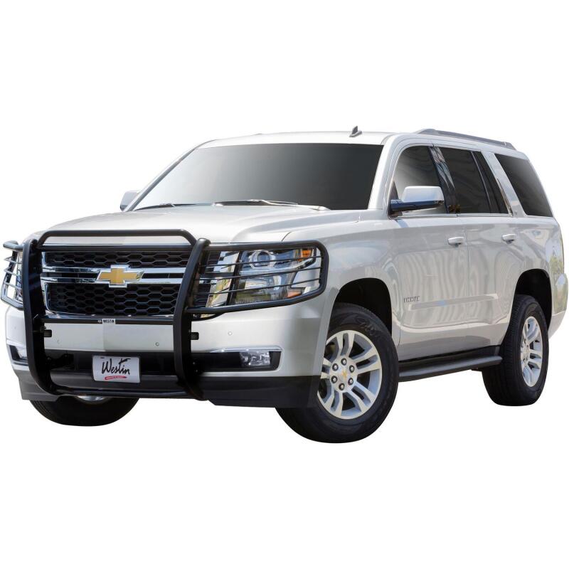 WES Sportsman Grille Guards - Westin 2015-2018 Chevrolet Suburban/Tahoe Sportsman Grille Guard - Black