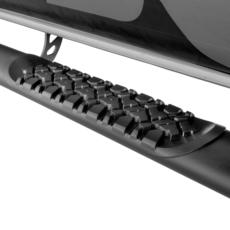 GOR Vertex V3 Side Steps - Go Rhino V-Series V3 Side Step - Universal 74in. (Fits 4DR) - Tex. Blk
