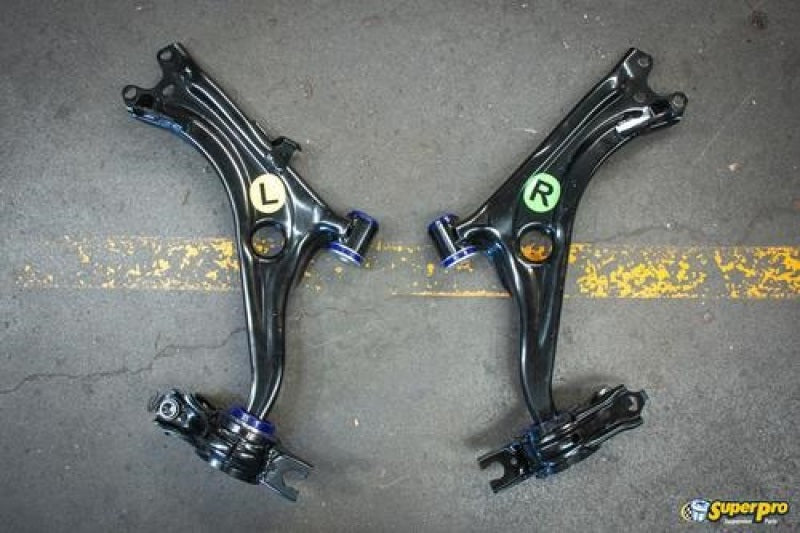 SPR Control Arms - Front - SuperPro 2016 Honda Civic EX Front Lower Control Arm Set w/ Bushings