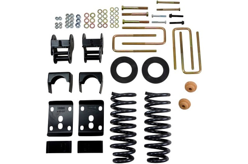 BT Lowering Kit w/o Shocks - Belltech LOWERING KIT 09-13 Ford F150 Ext Cab Short Bed 2WD 2in or 3in F/4in Rear w/o Shocks