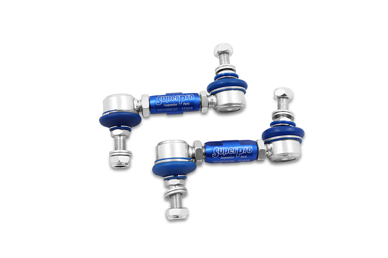 SPR Sway Bar Links - SuperPro 2004 Lexus RX330 0 Rear HD Adjustable End Link Set (10mm Studs 100mm-120mm Length)