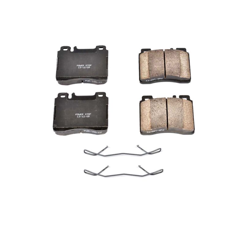 PSB Z17 Evolution Brake Pads - Power Stop 91-93 Mercedes-Benz 300SE Front Z17 Evolution Ceramic Brake Pads w/Hardware